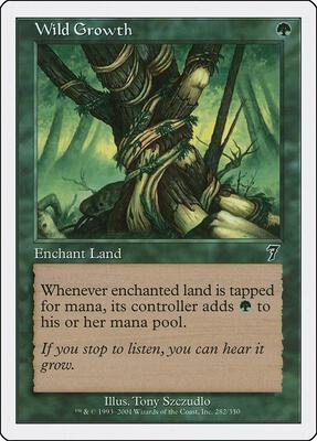 Wild Growth card from 7th Edition