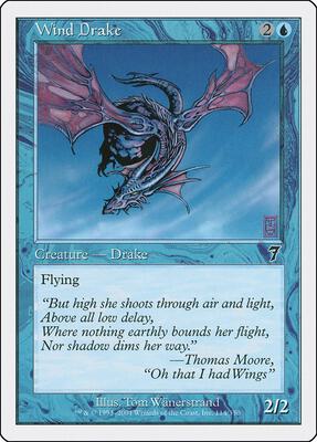 Wind Drake card from 7th Edition