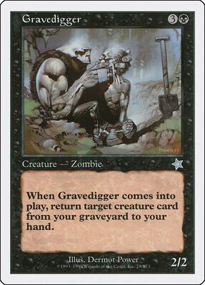 Gravedigger card from Starter 1999
