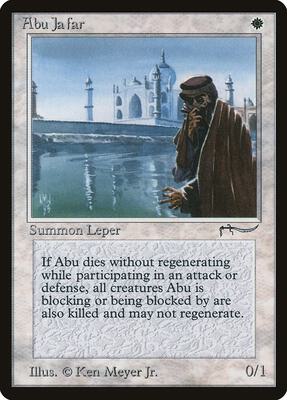 Abu Ja'far card from Arabian Nights