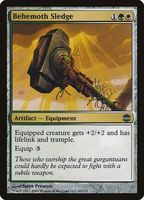 Behemoth Sledge card from Alara Reborn