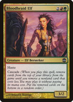 Bloodbraid Elf card from Alara Reborn