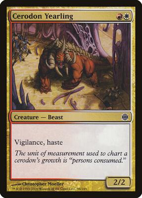 Cerodon Yearling card from Alara Reborn