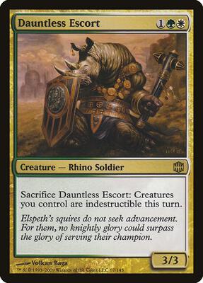 Dauntless Escort card from Alara Reborn
