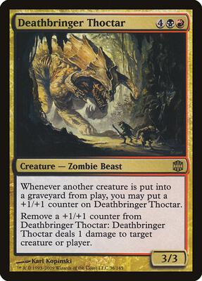 Deathbringer Thoctar card from Alara Reborn