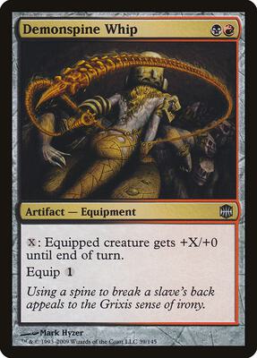 Demonspine Whip card from Alara Reborn