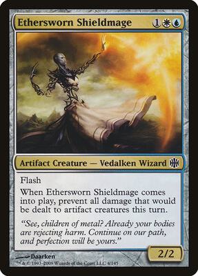 Ethersworn Shieldmage card from Alara Reborn
