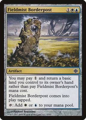 Fieldmist Borderpost card from Alara Reborn