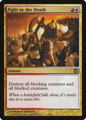Fight to the Death card from Alara Reborn