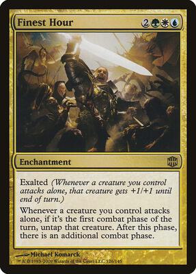 Finest Hour card from Alara Reborn
