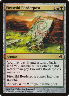 Firewild Borderpost card from Alara Reborn