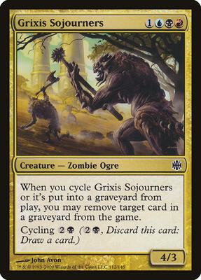 Grixis Sojourners card from Alara Reborn