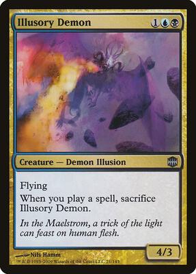 Illusory Demon card from Alara Reborn