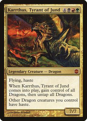 Karrthus, Tyrant of Jund card from Alara Reborn