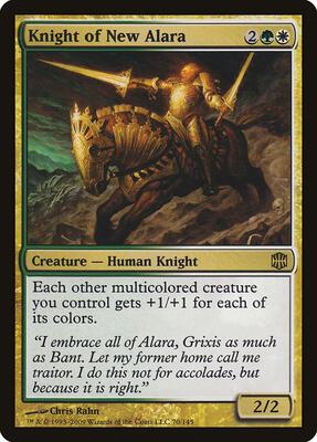 Knight of New Alara card from Alara Reborn