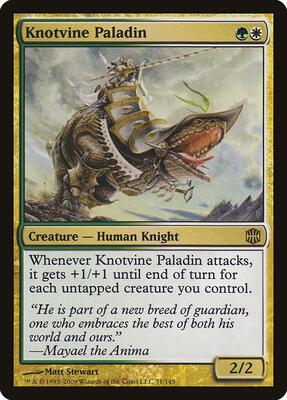 Knotvine Paladin card from Alara Reborn