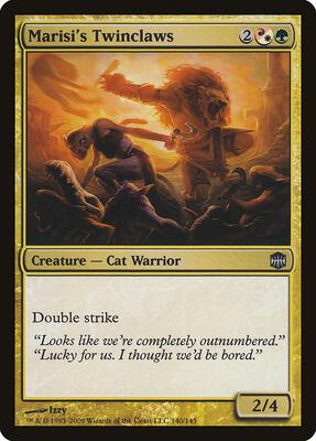 Marisi's Twinclaws card from Alara Reborn
