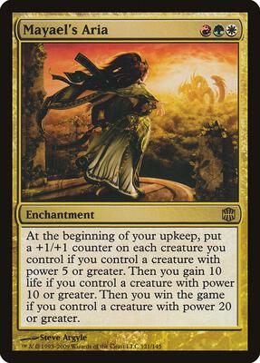 Mayael's Aria card from Alara Reborn