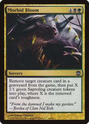 Morbid Bloom card from Alara Reborn