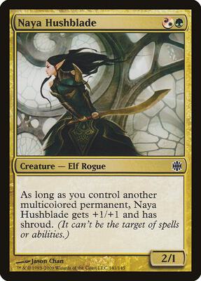 Naya Hushblade card from Alara Reborn
