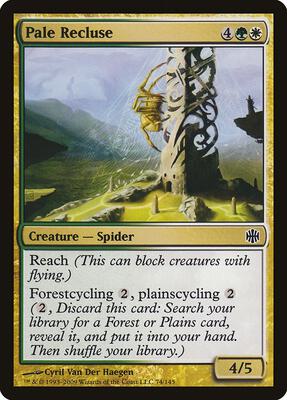 Pale Recluse card from Alara Reborn