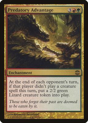 Predatory Advantage card from Alara Reborn