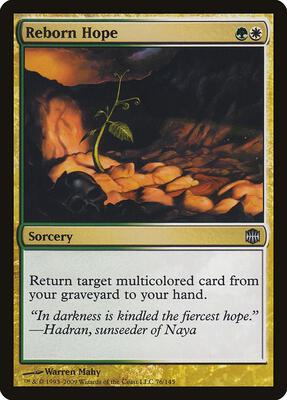 Reborn Hope card from Alara Reborn