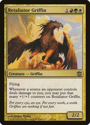 Retaliator Griffin card from Alara Reborn