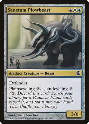 Sanctum Plowbeast card from Alara Reborn