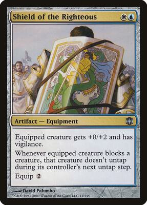 Shield of the Righteous card from Alara Reborn