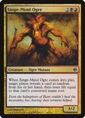 Singe-Mind Ogre card from Alara Reborn
