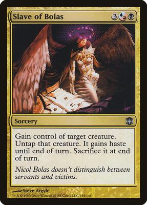 Slave of Bolas card from Alara Reborn