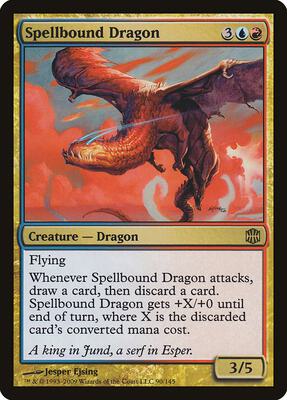 Spellbound Dragon card from Alara Reborn