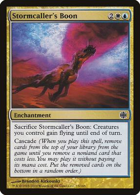 Stormcaller's Boon card from Alara Reborn