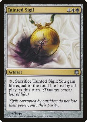 Tainted Sigil card from Alara Reborn