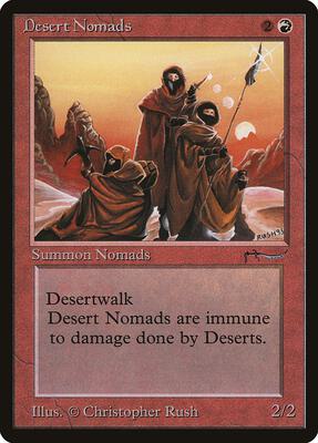 Desert Nomads card from Arabian Nights