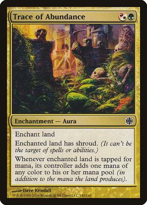 Trace of Abundance card from Alara Reborn