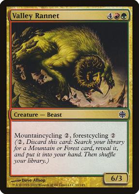 Valley Rannet card from Alara Reborn
