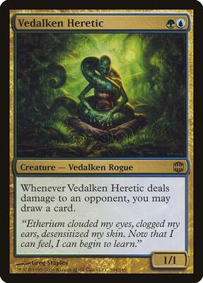 Vedalken Heretic card from Alara Reborn