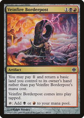 Veinfire Borderpost card from Alara Reborn