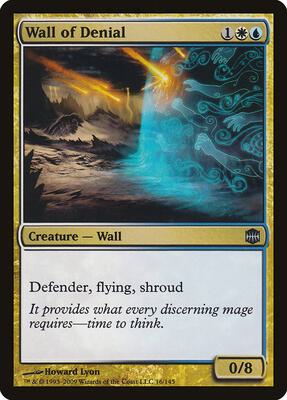 Wall of Denial card from Alara Reborn