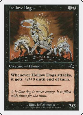 Hollow Dogs card from Starter 1999