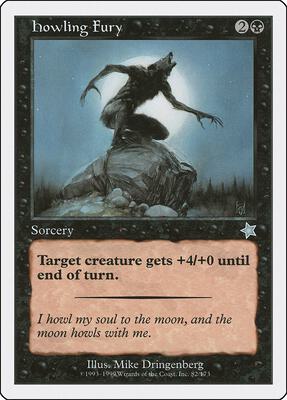 Howling Fury card from Starter 1999