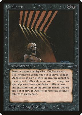Oubliette card from Arabian Nights