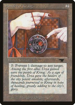 Amulet of Kroog card from Antiquities