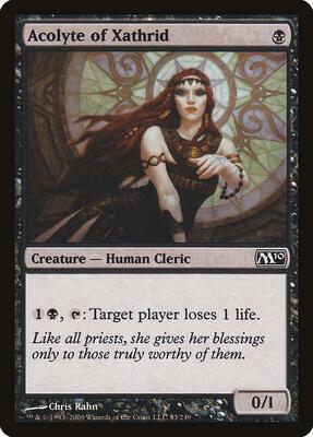 Acolyte of Xathrid card from Magic 2010 (M10)