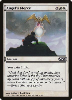 Angel's Mercy card from Magic 2010 (M10)
