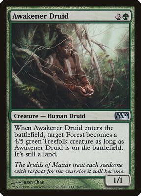 Awakener Druid card from Magic 2010 (M10)