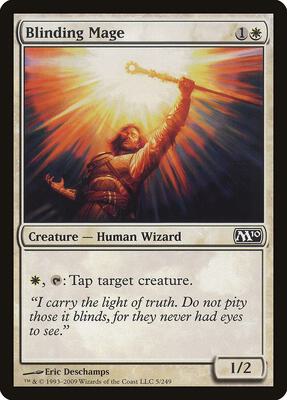 Blinding Mage card from Magic 2010 (M10)