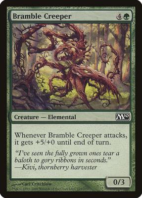 Bramble Creeper card from Magic 2010 (M10)